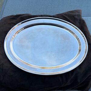 Silver-Plated Serving Platter - BSL Silver Plate England W14157